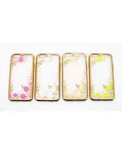 Trendige TPU Bumper Case mit trendigen Glitzersteinen und tollem Design
