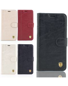 Luxus Business Flip Case Rosa Apple iPhone X Schutz Hülle PU Leder Handy Cover Luxus Business Flip Case Rosa Apple iPhone X Schutz Hülle PU Leder Handy Cover