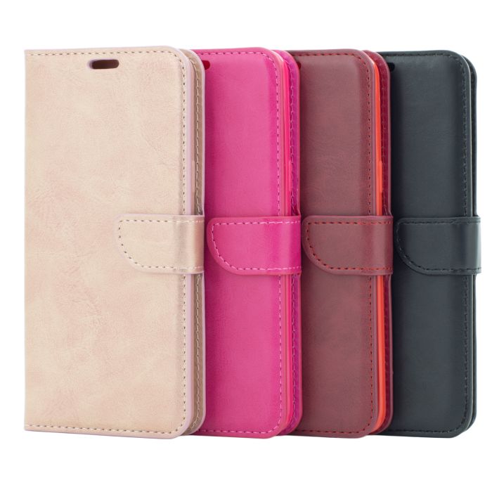 Handy Tasche für Samsung Galaxy S9 Plus Flip Case Schutz Hülle Cover aus Kunst Leder
