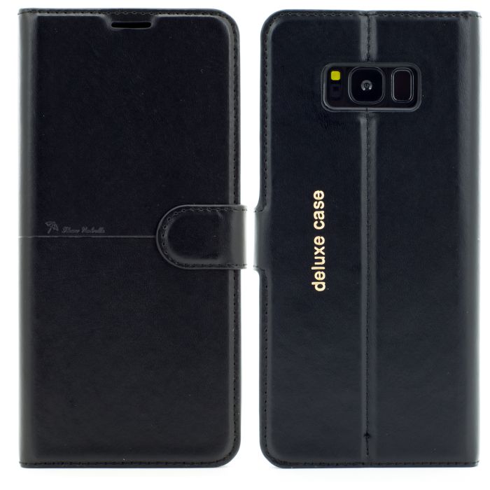 Handy Schutz Hülle S8 Case schwarz PU deluxe case Bumper luxus Smartphone Case Handy Schutz Hülle S8 Case schwarz PU deluxe case Bumper luxus Smartphone Case